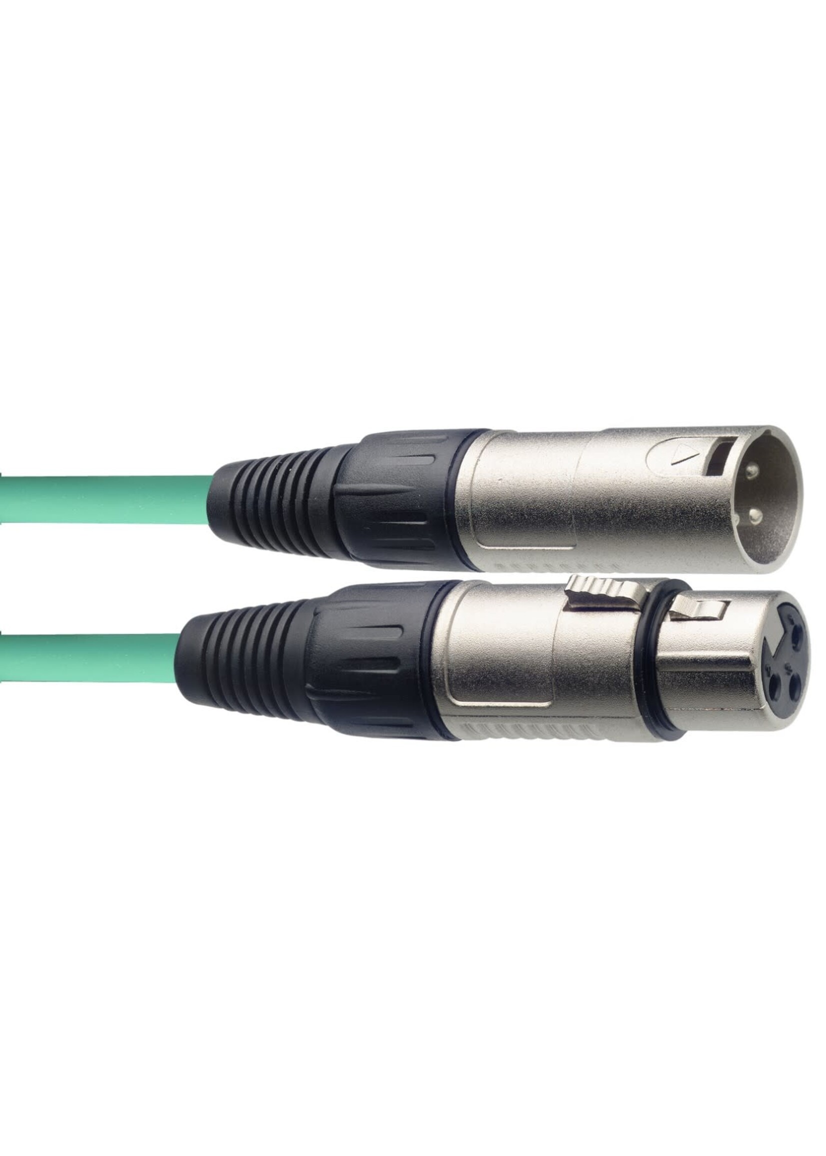 Stagg Stagg Microphone Cable XLR 20' Green - SMC6 CGR
