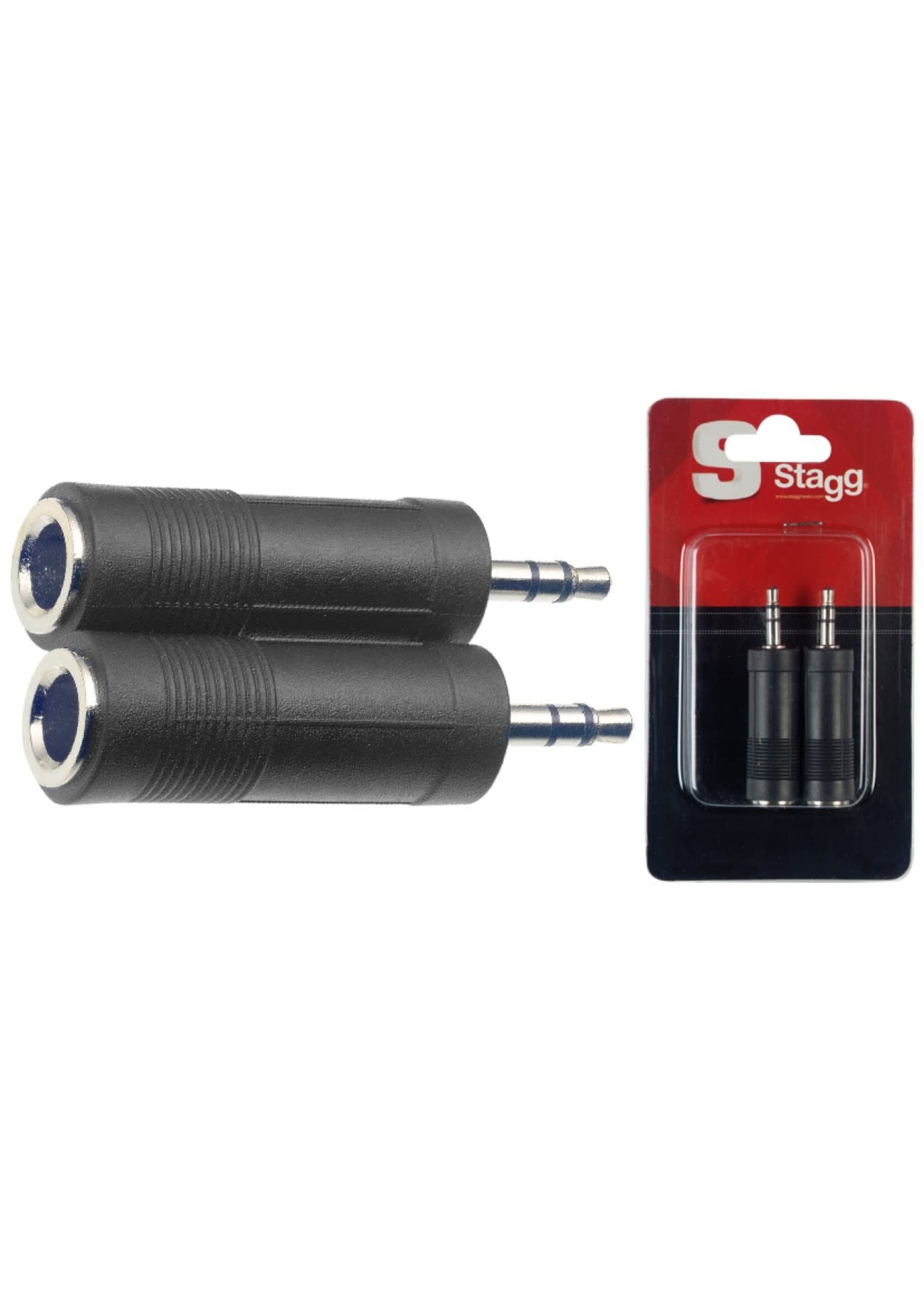 Stagg Stagg Adaptor 1/4" Female to 1/8" Male 2 pack