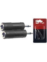 Stagg Stagg Adaptor 1/4" Female to 1/8" Mono 2 Pack