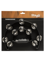Stagg Stagg Cutaway Tambourine 20 Jingles - Black