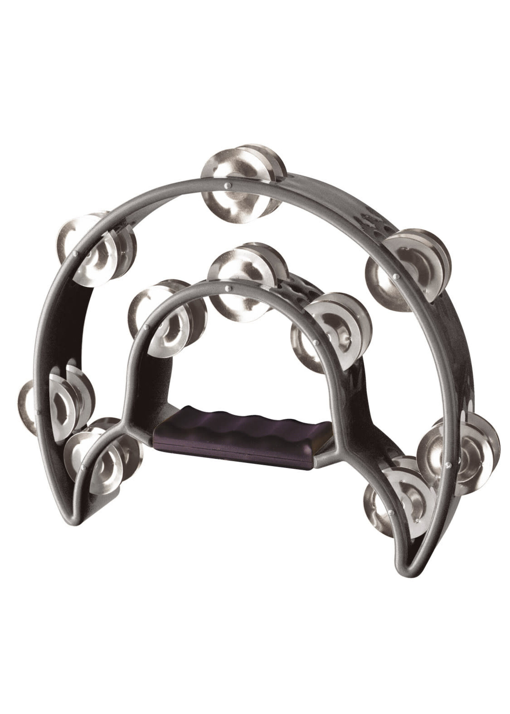 Stagg Stagg Cutaway Tambourine 20 Jingles - Black