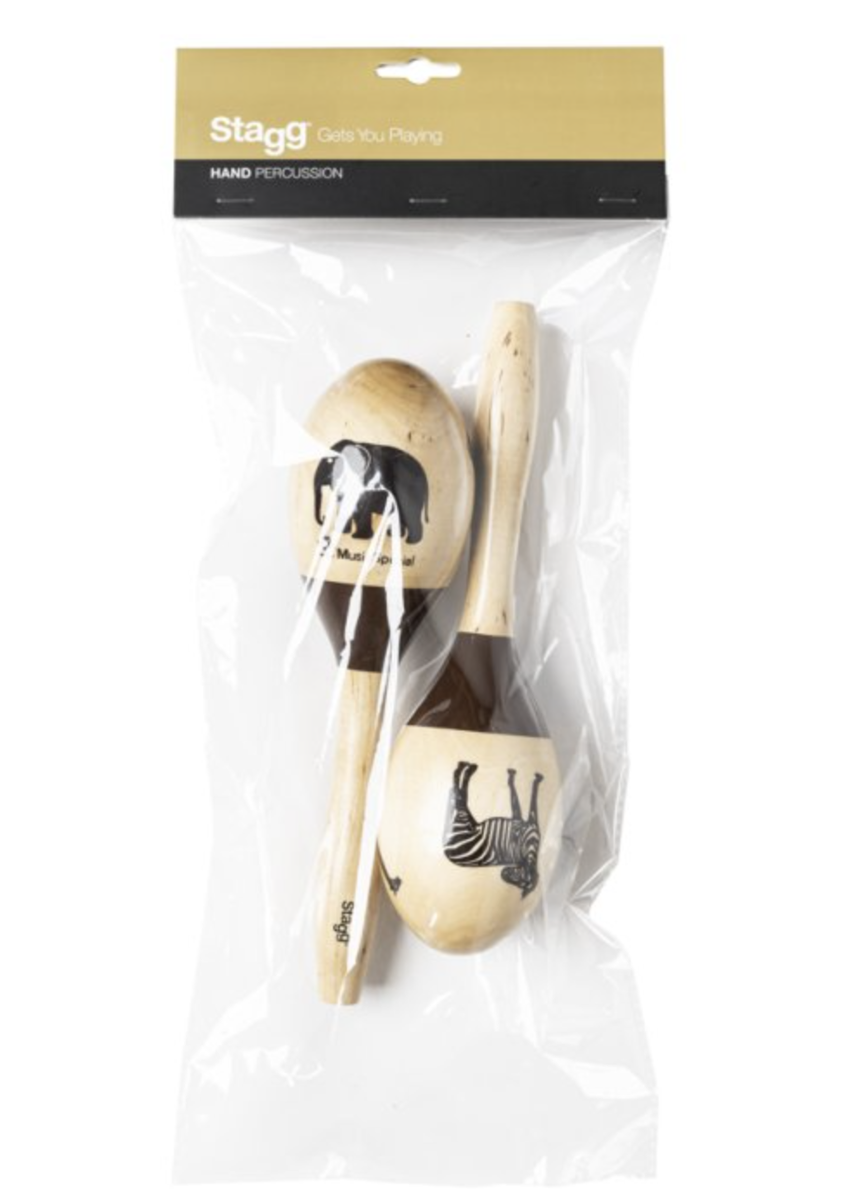 Stagg Stagg Wooden Maracas - MRW-23 AFRICA