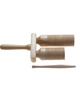 Stagg Stagg Two-Tone Wooden Agogo with Beater