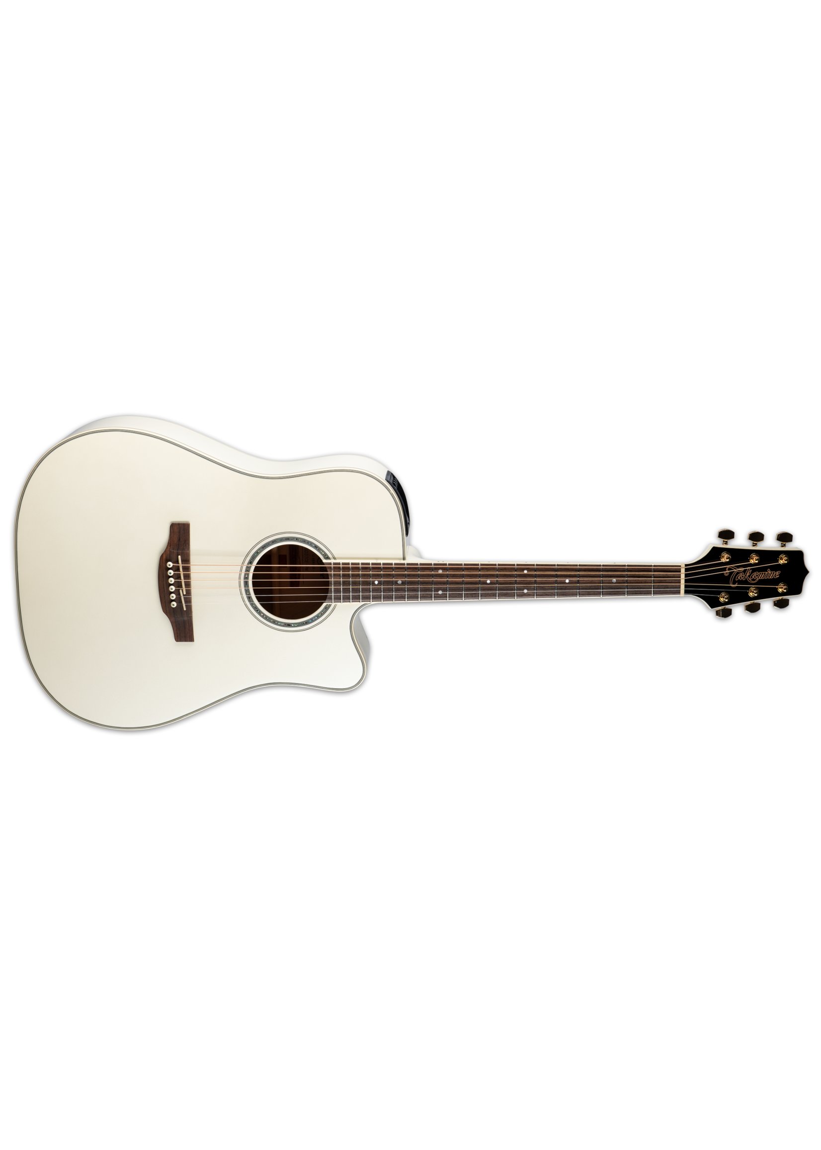 Takamine Takamine Acoustic Electric Dreadnought White Pearl w/ Gig Bag GD37CE-PW