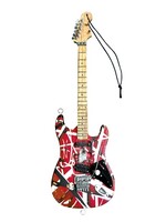 Hal Leonard Eddie Van Halen – “Frankenstein” (Red/Black) 6″ Holiday Ornament