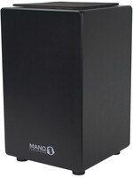 Mano Percussion Mano Percussion Cajon With Foam Seat Pad, Midnight Black Satin