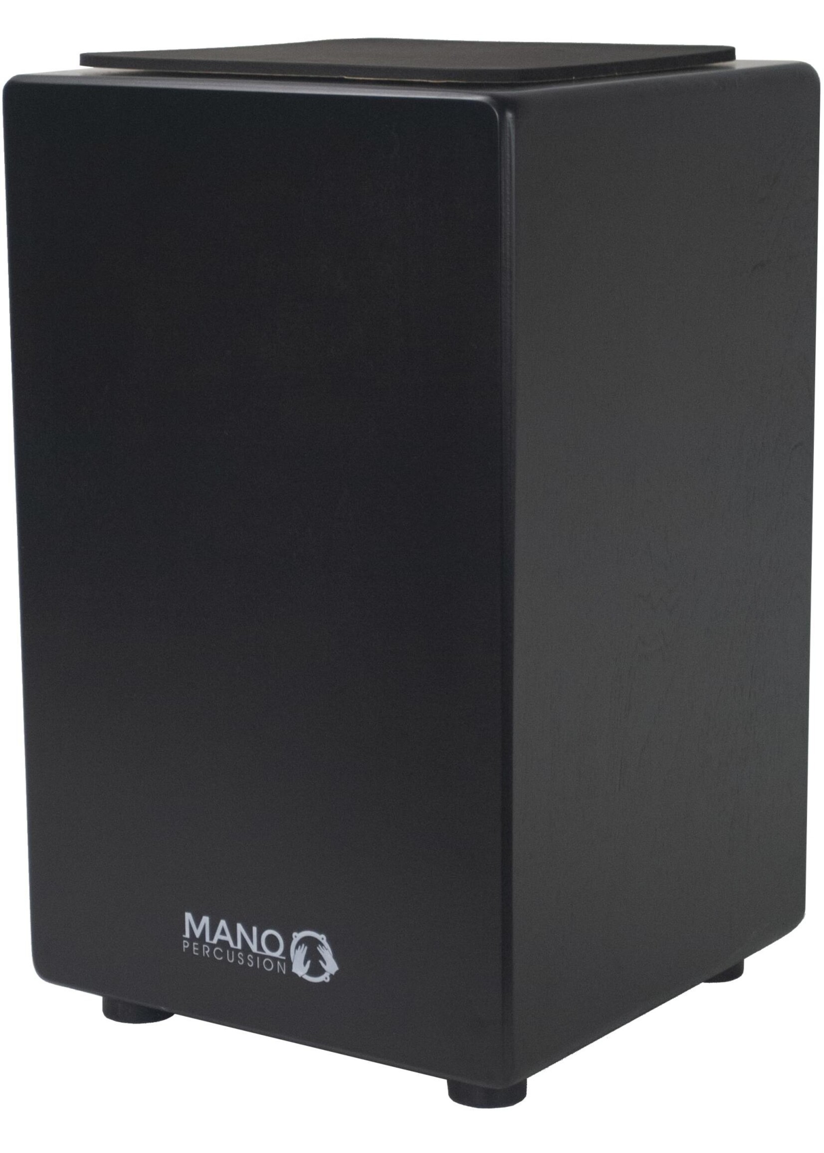 Mano Percussion Mano Percussion Cajon With Foam Seat Pad, Midnight Black Satin