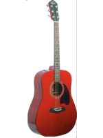 Oscar Schmidt Oscar Schmidt Dreadnought OG2TR-A Trans Red