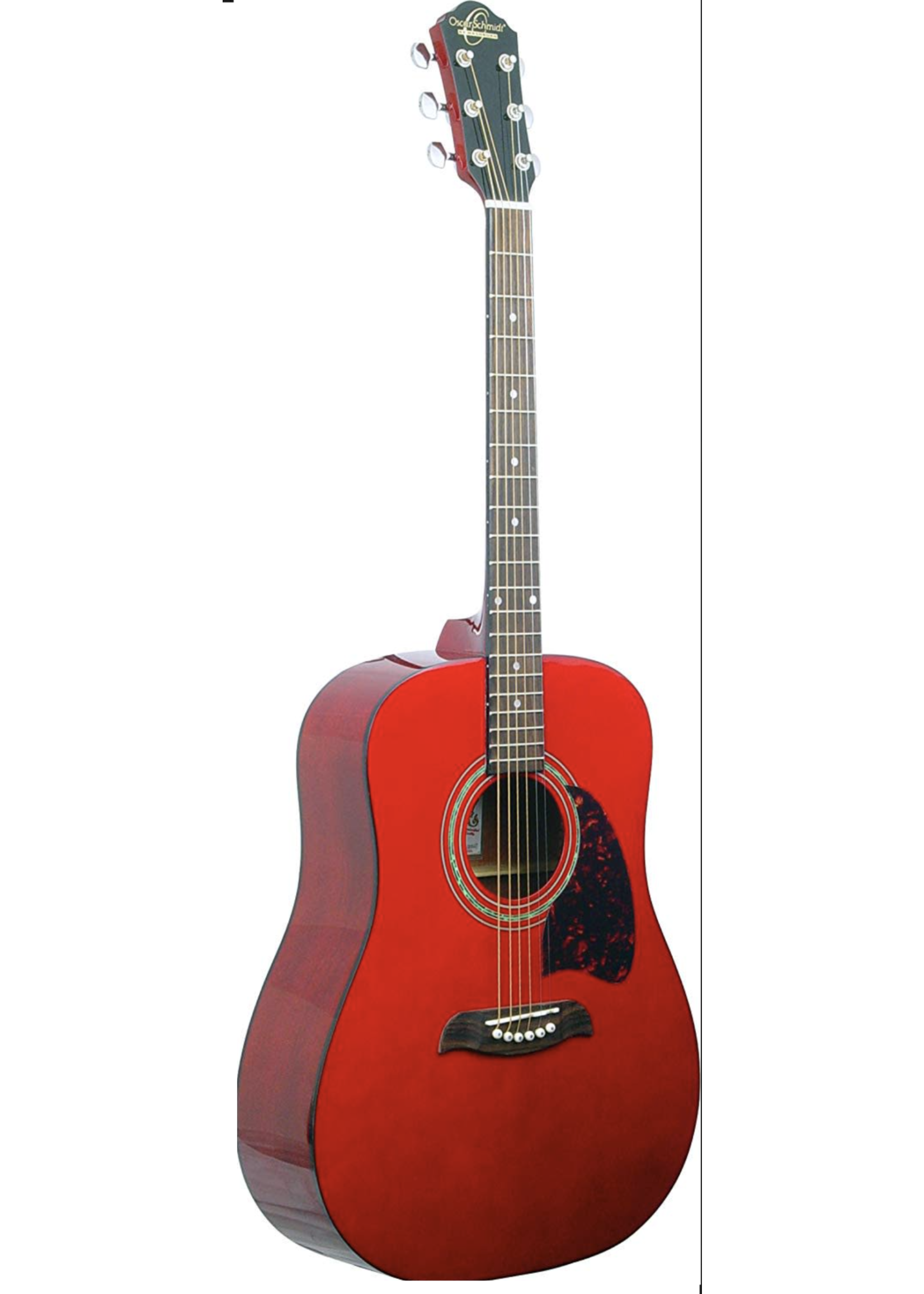 Oscar Schmidt Oscar Schmidt Dreadnought OG2TR-A Trans Red