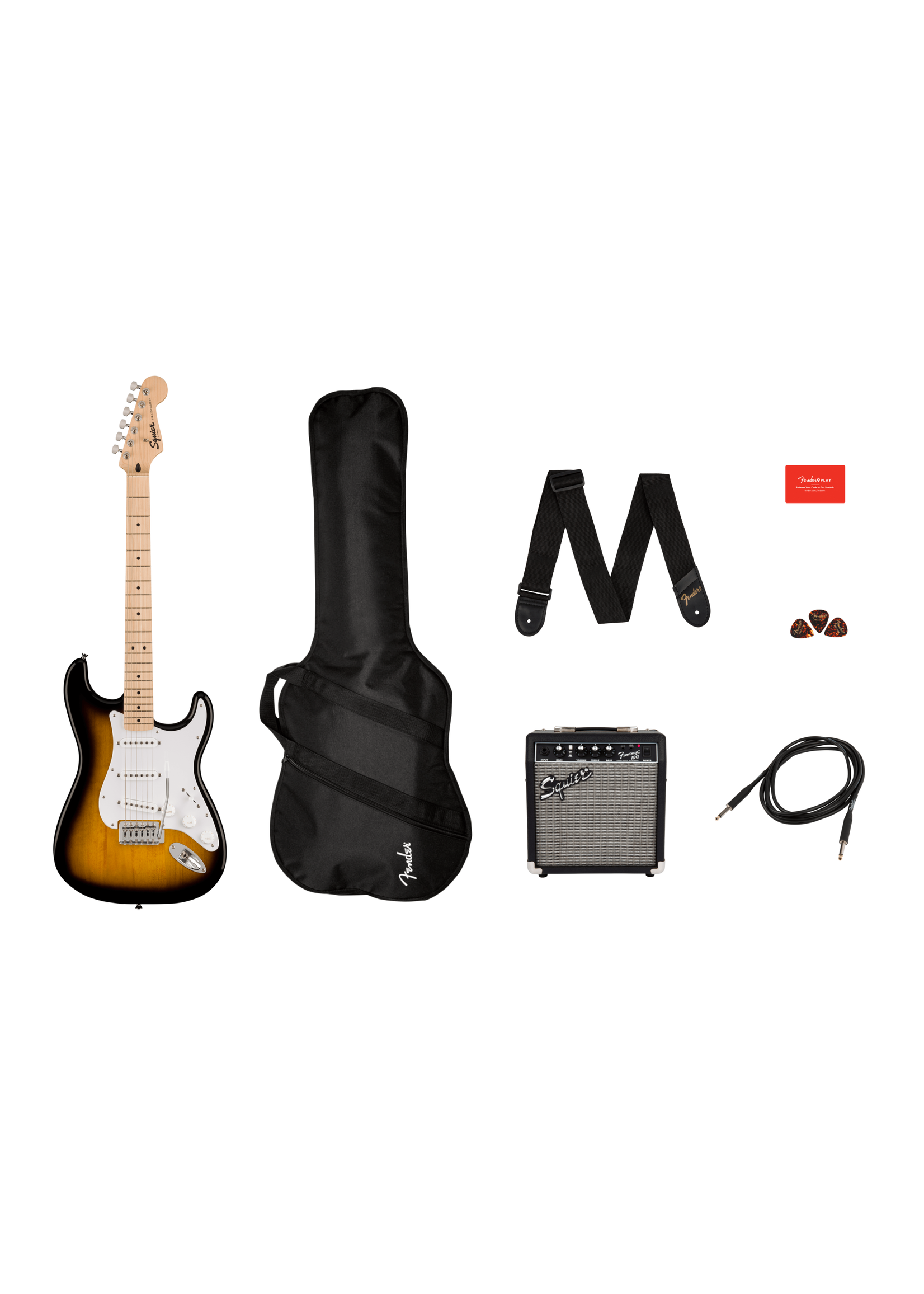 Squier Squier Sonic Stratocaster Pack Sunburst