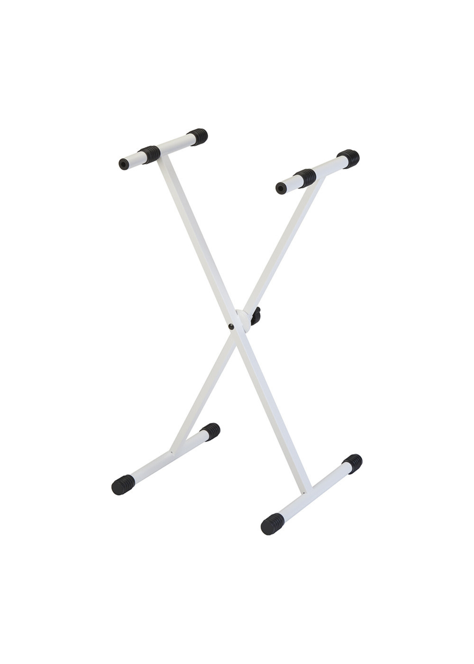 Quik Lok Quik Lok Single Braced T-Rex Keyboard Stand White