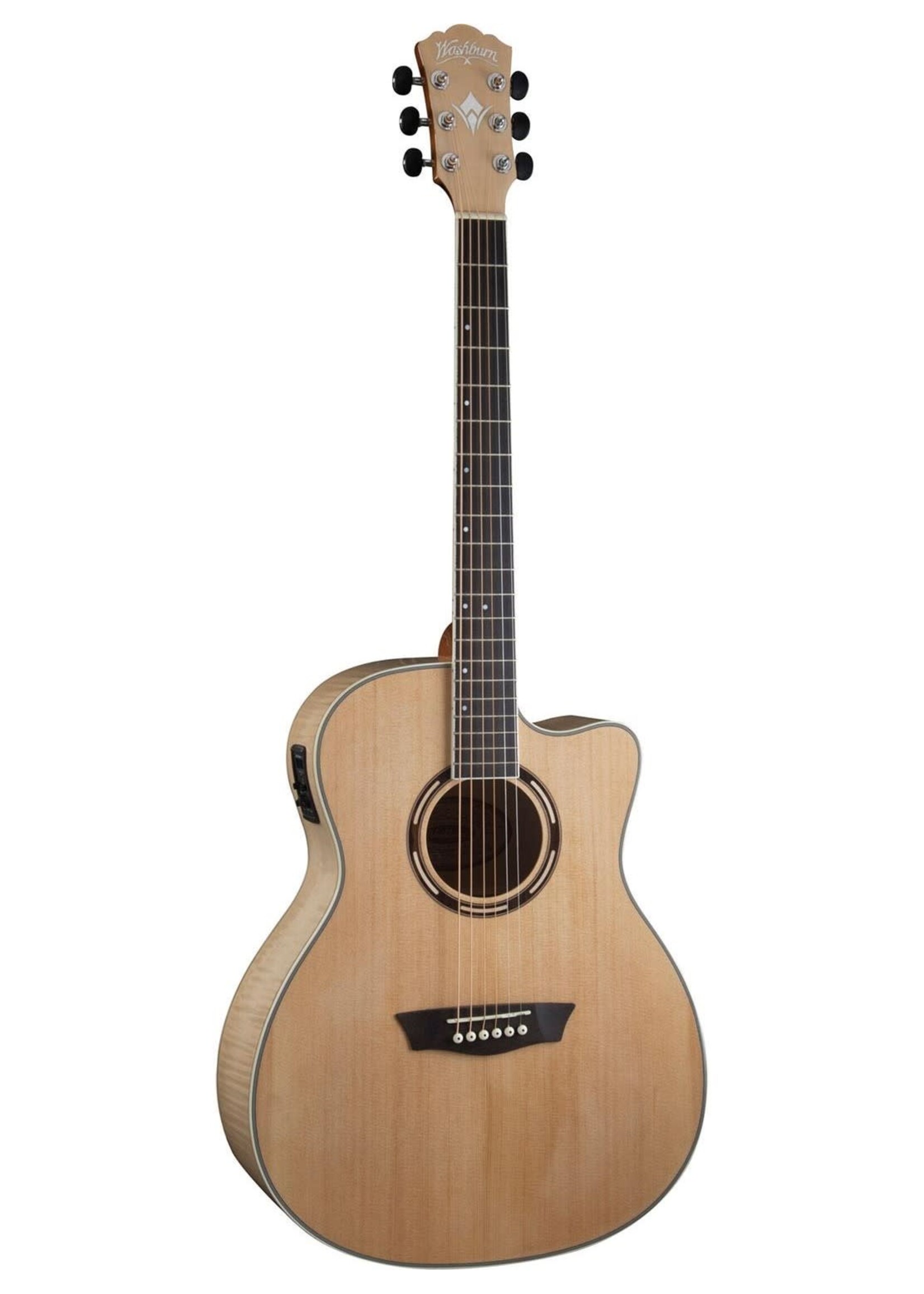 Washburn Washburn Acoustic Electric Guitar Apprentice Series AG40CEK-A Natural with Case