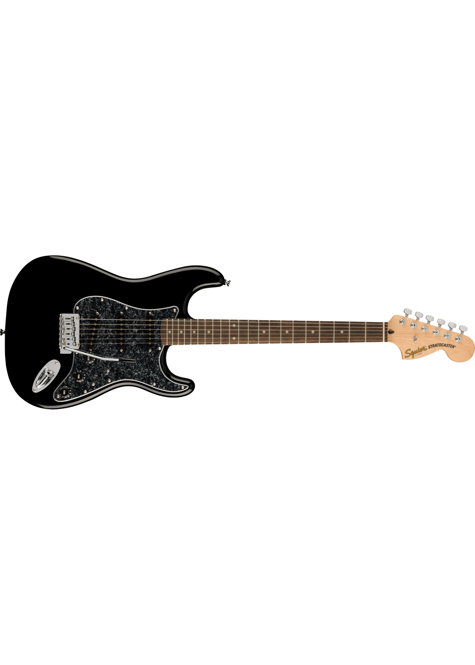Squier Squier Stratocaster Limited Edition Affinity LRL Black Pearloid Pickguard - Black