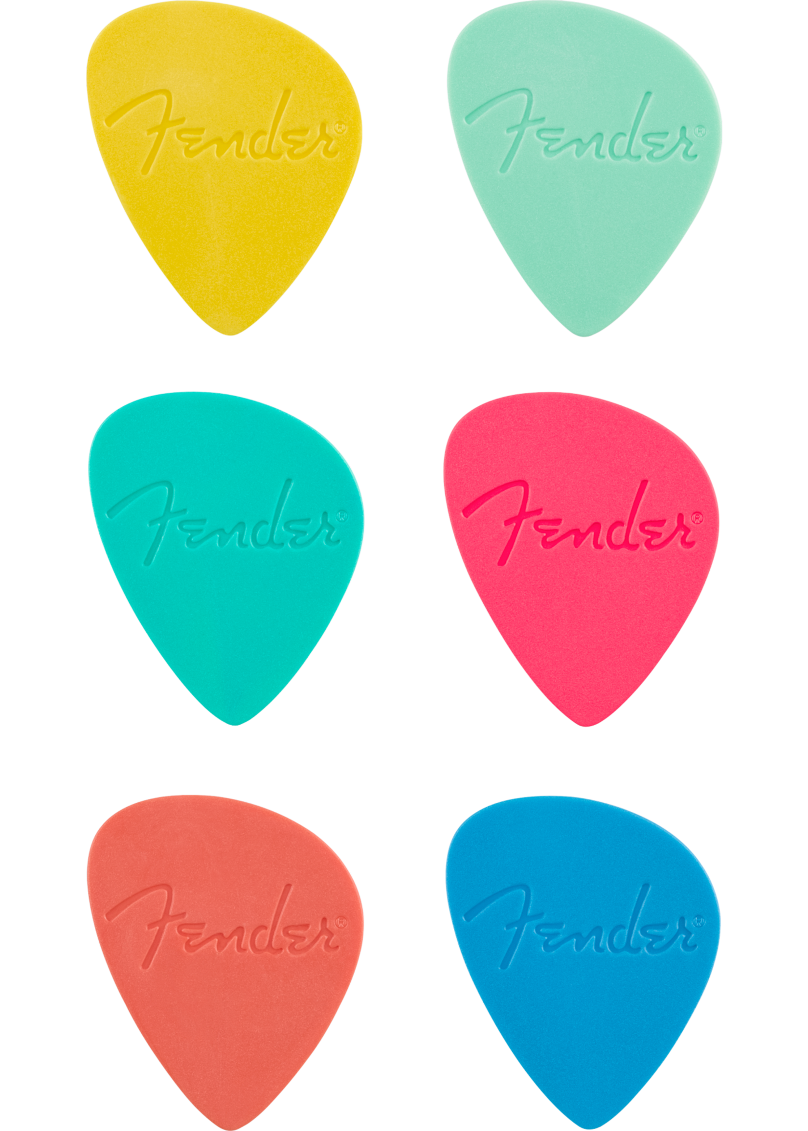 Fender Fender Pick Pack Offset Picks Multi-Colour