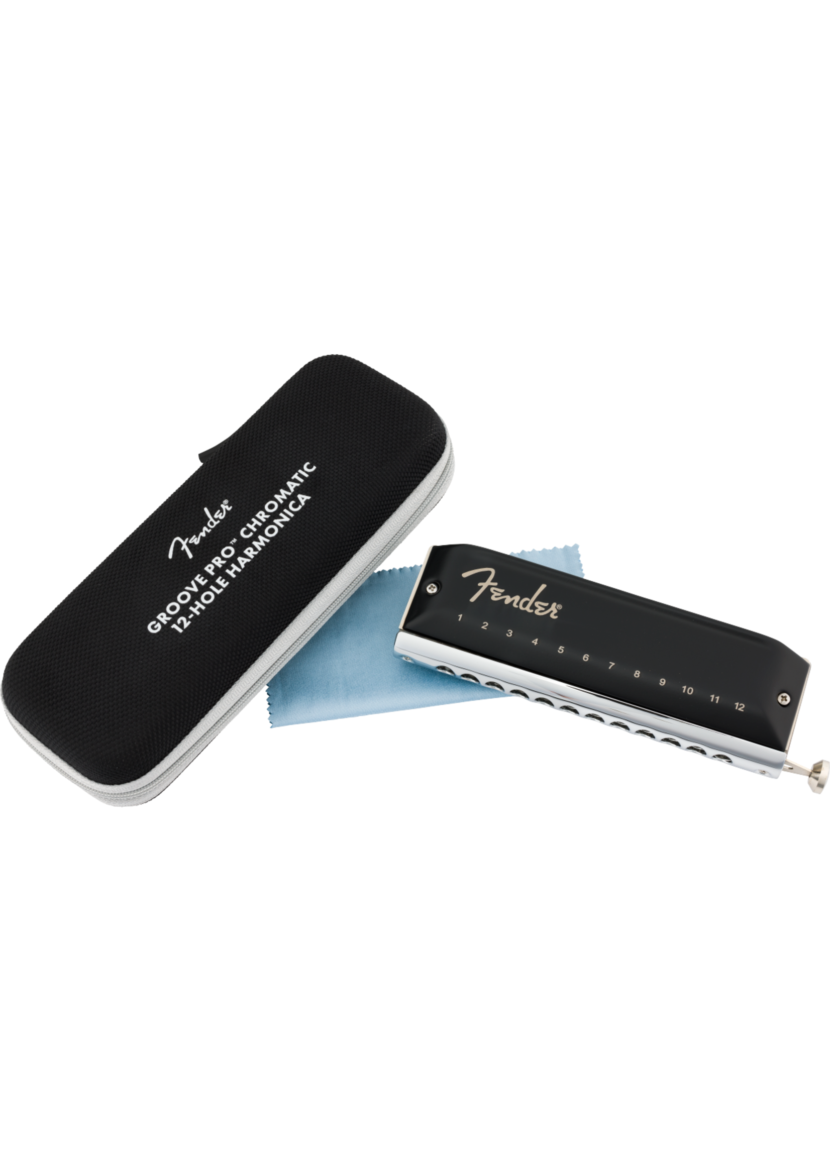 Fender Fender Groove Pro™ Chromatic 12-Hole Harmonica, Key of C