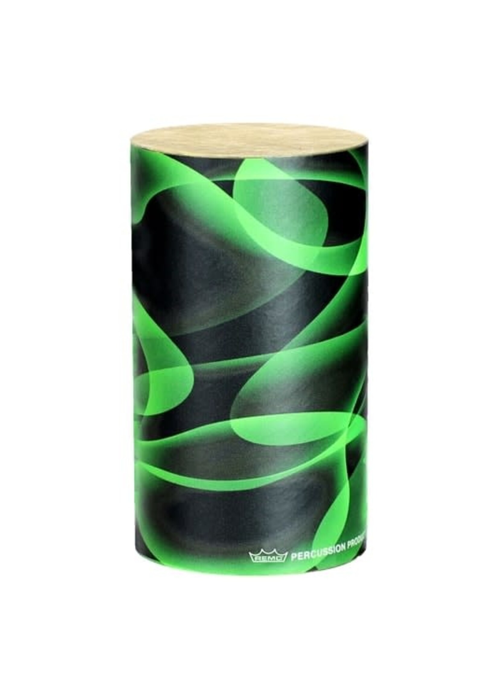 Remo Remo Bossa Shaker, Green And Clean, 4" X 2 1/4", Green
