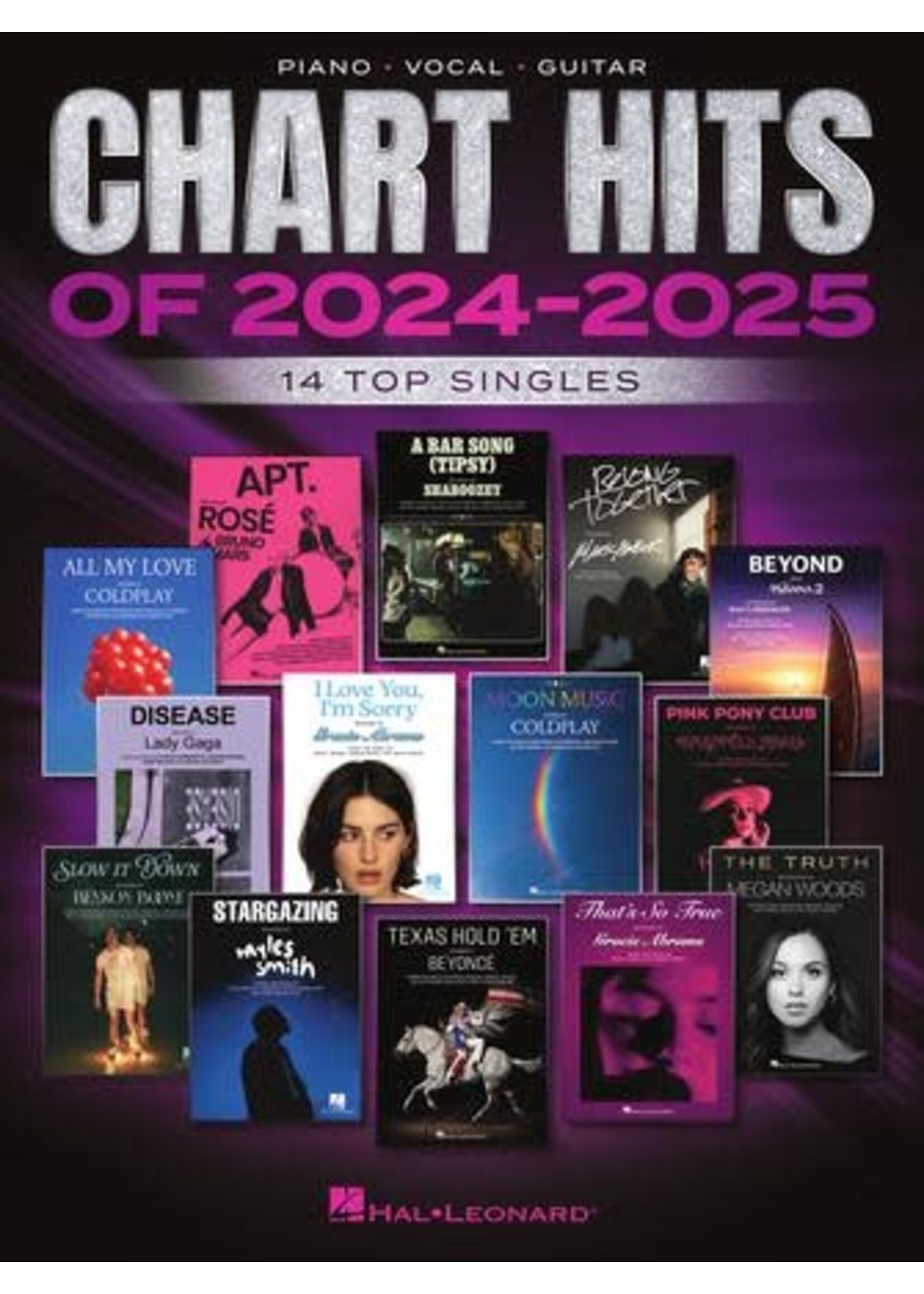 Hal Leonard Chart Hits of 2024-2025 14 Top Singles PVG