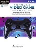 Hal Leonard Popular Video Game Music Violin Play-Along Book with Online Audio