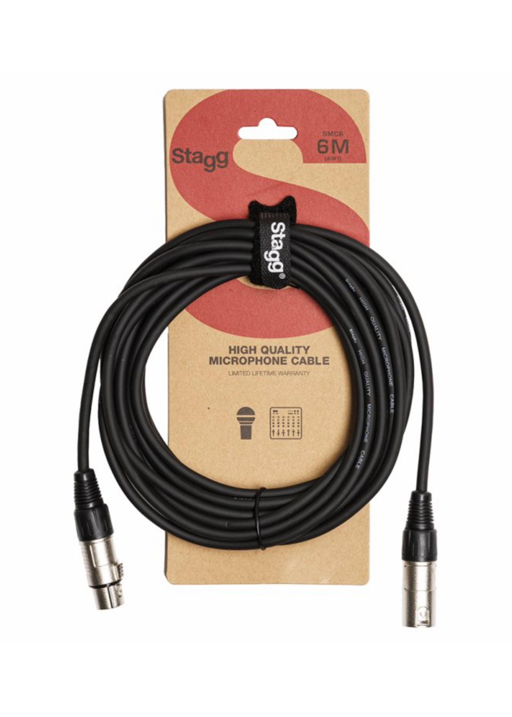 Stagg Stagg Microphone Cable XLR 20' Black