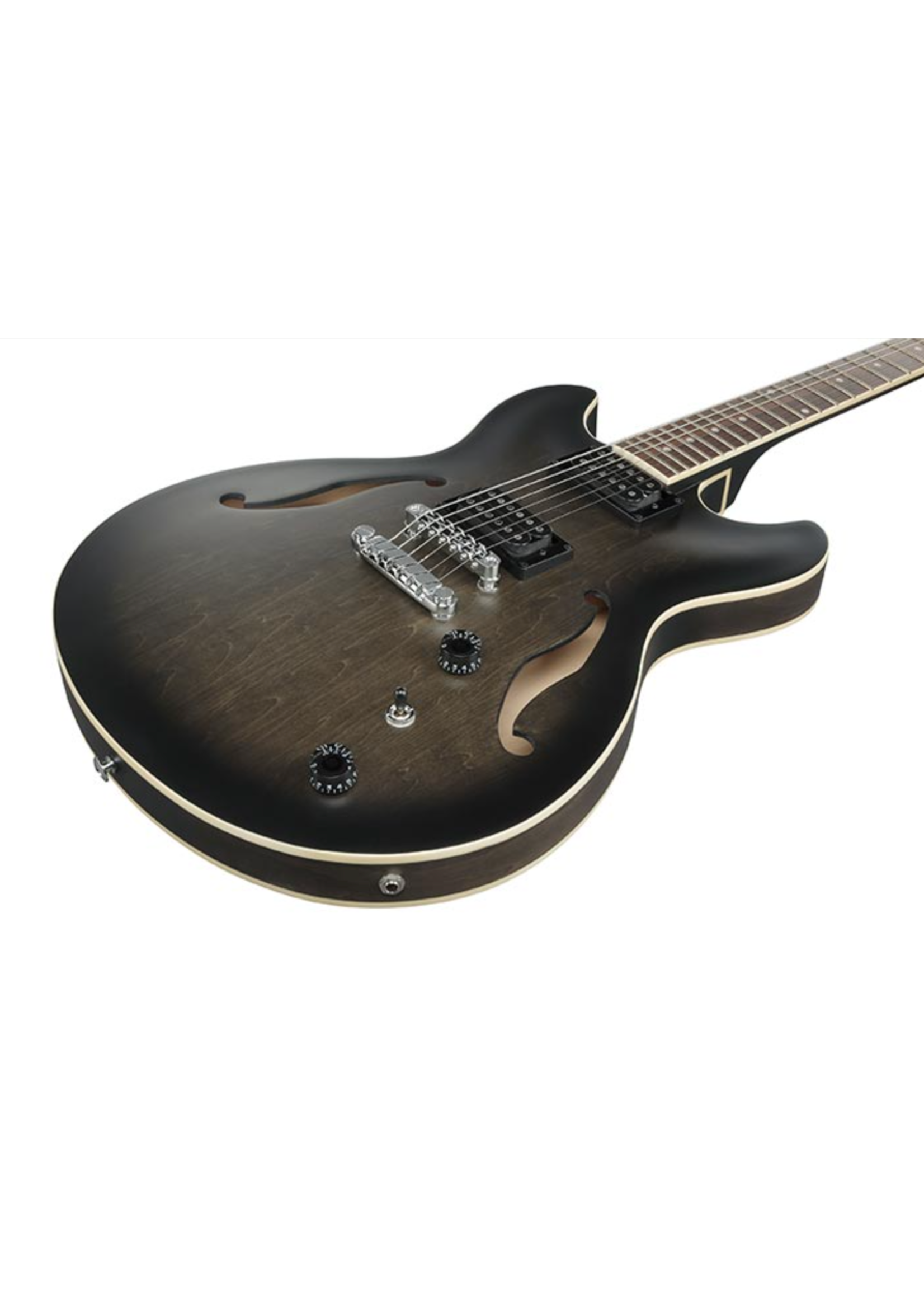 Ibanez Ibaneze Electric Artcore AS53 Transparent Flat Black