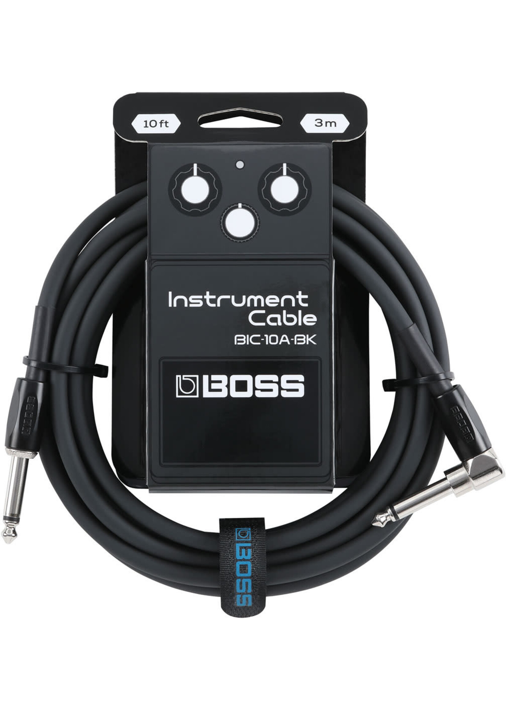 Boss Boss Instrument Cable BIC-10A 10' Straight/Angle