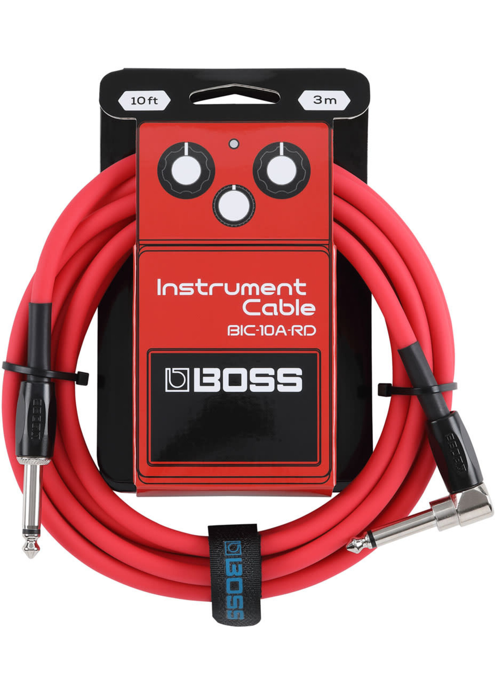 Boss Boss Instrument Cable BIC-10A 10' Straight/Angle
