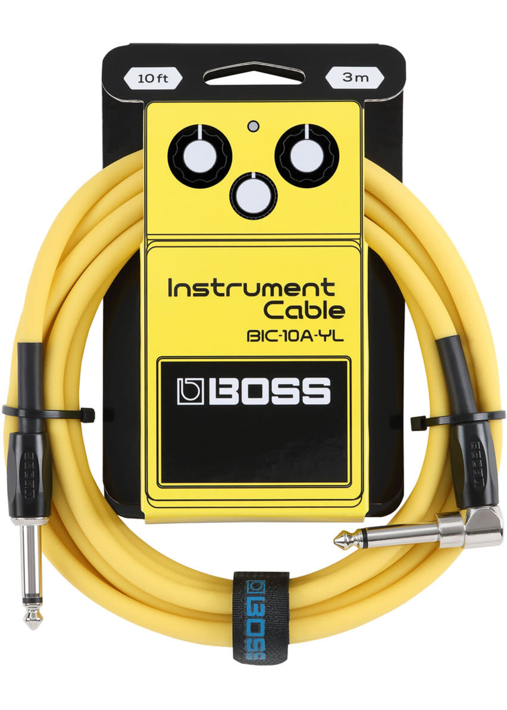 Boss Boss Instrument Cable BIC-10A 10' Straight/Angle