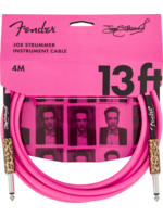 Fender Joe Strummer 13' Instrument Cable, Pink Leopard