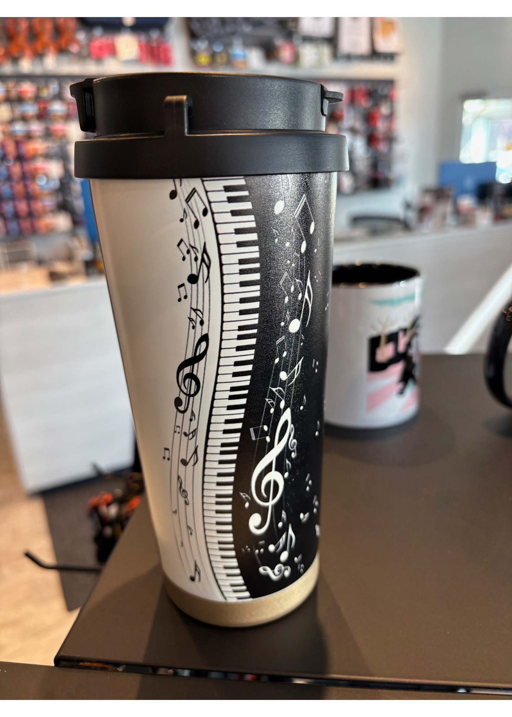Music Note Stainless Steel Travel Mug