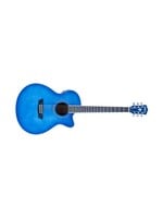 Washburn Washburn Acoustic Festival EA15 Flame Transparent Blue