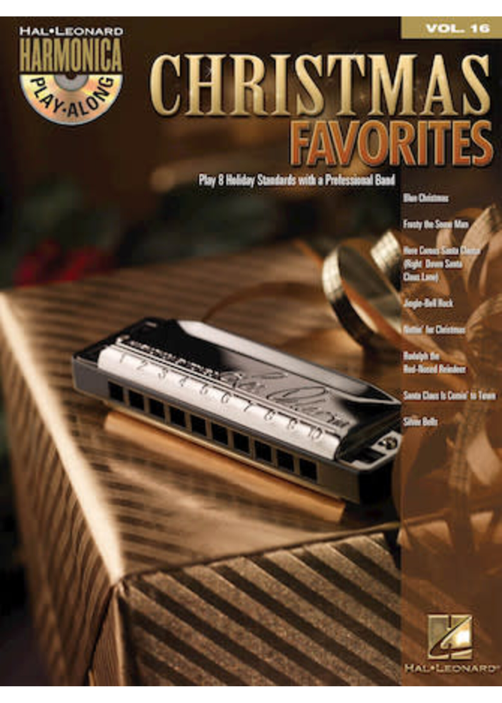 Hal Leonard Christmas Favorites Harmonica Play-Along Volume 16