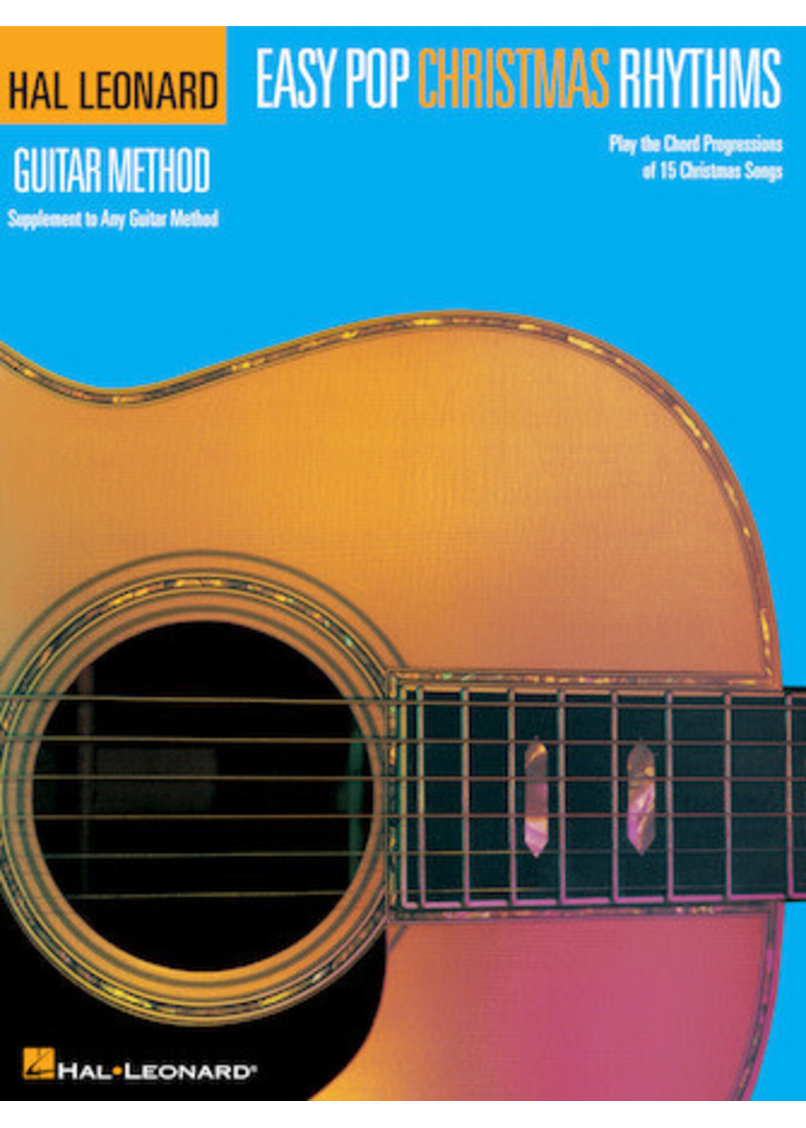 Hal Leonard Easy Pop Christmas Rhythms Supplement to Any Guitar Method