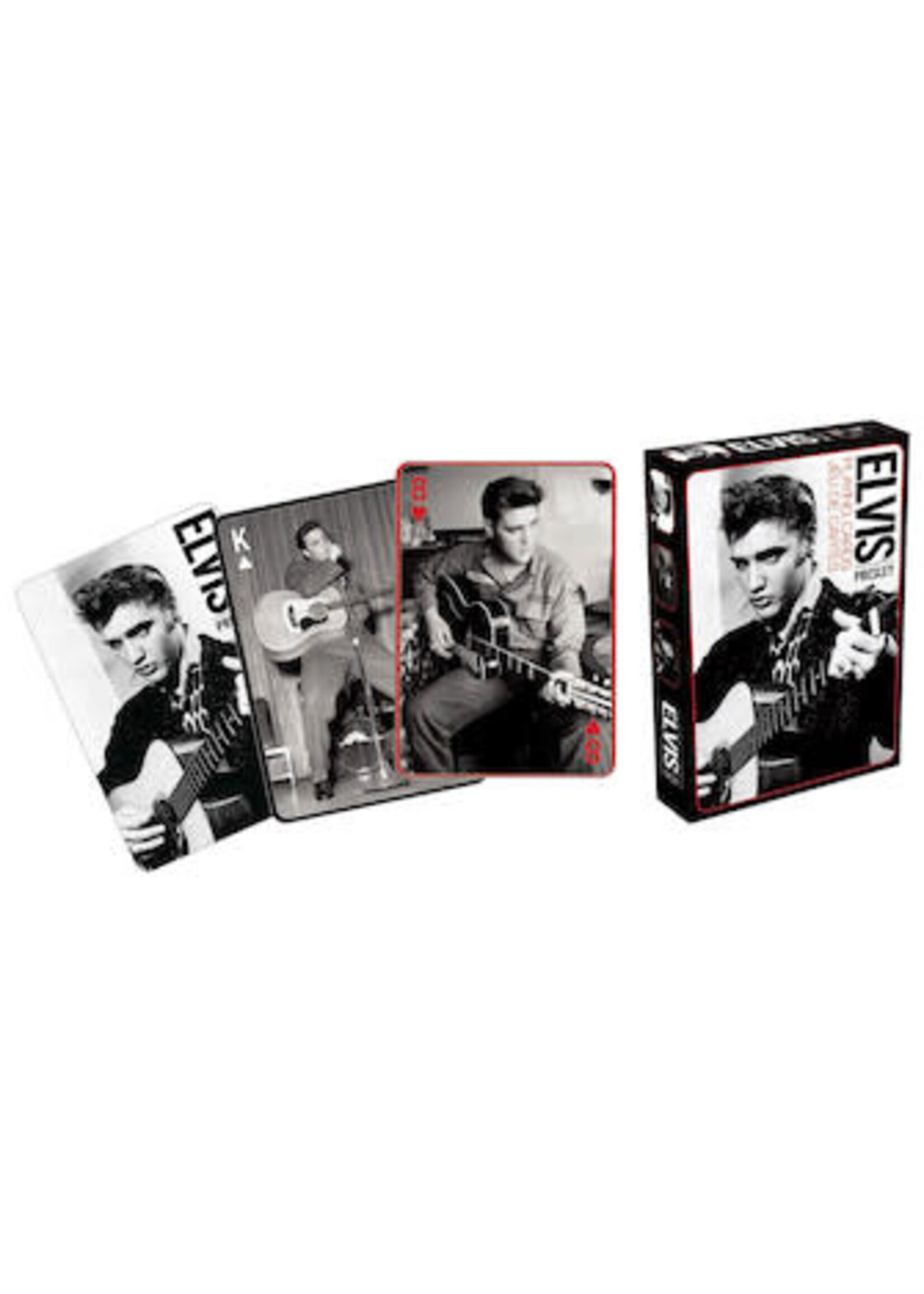 Hal Leonard Elvis Presley Playing Cards Black & White