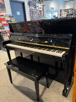 Young Chang Pre-owned Young Chang Upright Piano E114 Polished Ebony