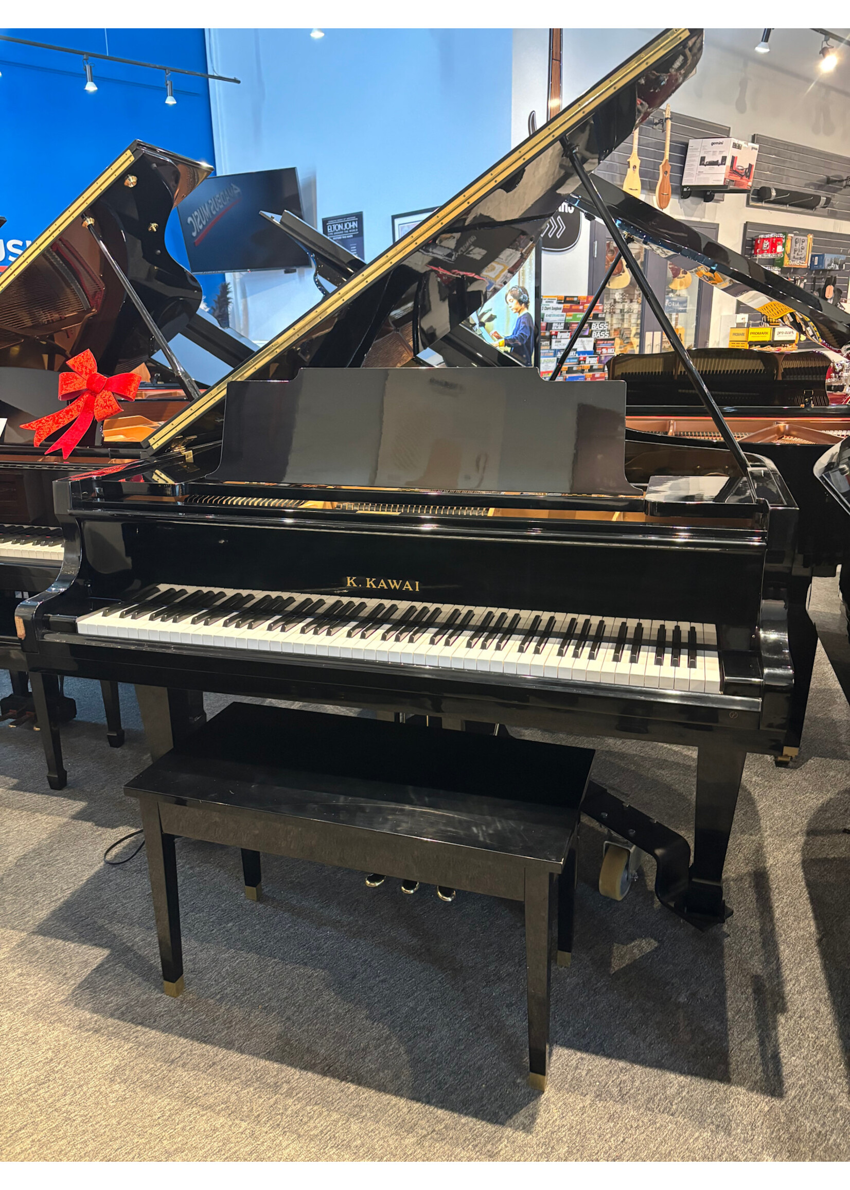 Kawai Pre-owned Kawai Grand Piano KG2C Polished Ebony