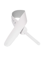 Levy's Levy's Guitar Strap Lead Leather Series White 3.5 Width M4-WHT