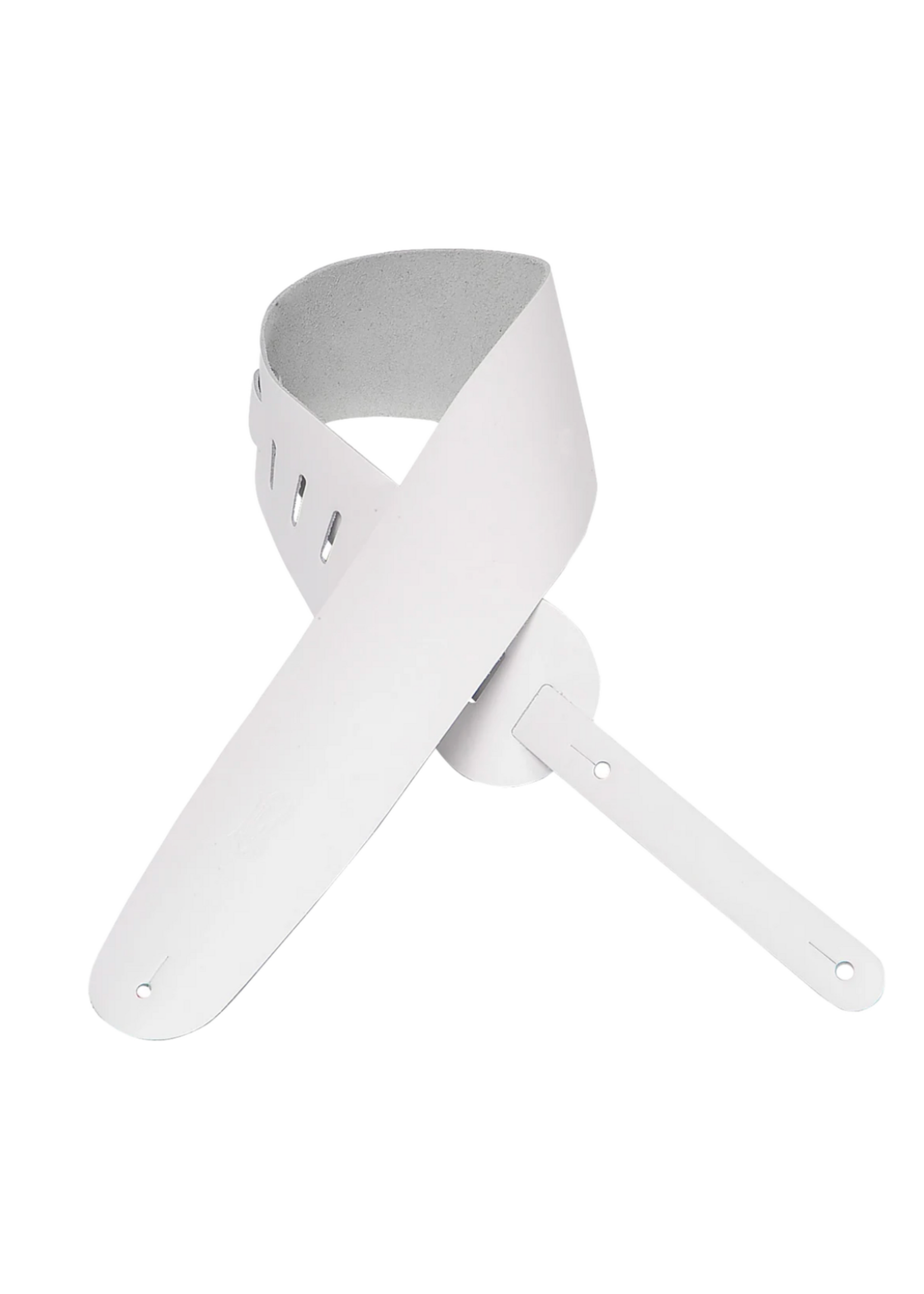 Levy's Levy's Guitar Strap Lead Leather Series White 3.5 Width M4-WHT
