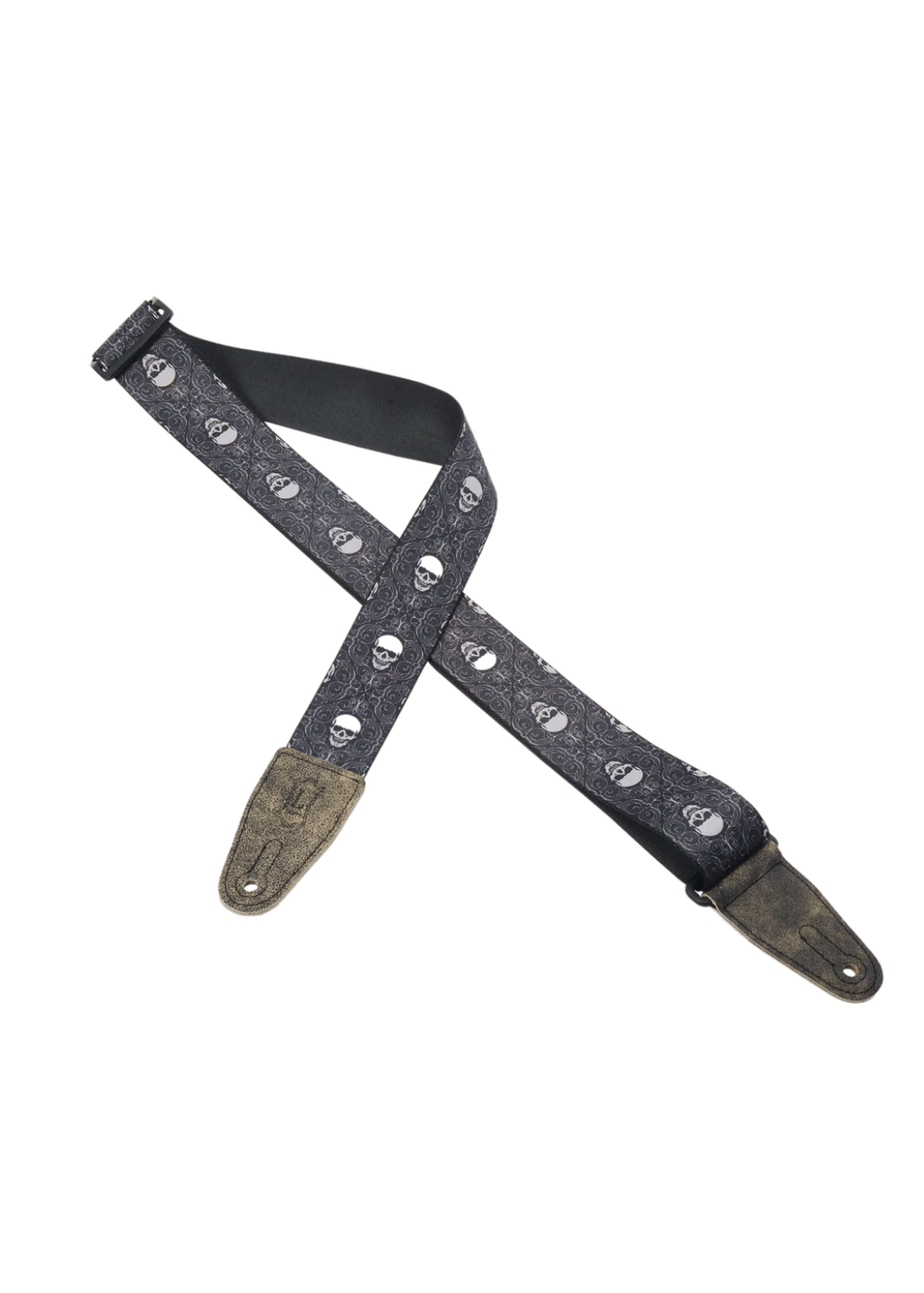 Levy's Levy's Guitar Strap Graphic Waves Series - Skull Waves MDL8-014