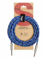 Stagg Stagg Instrument Cable 20' Vintage Tweed Blue SGC6VT BL