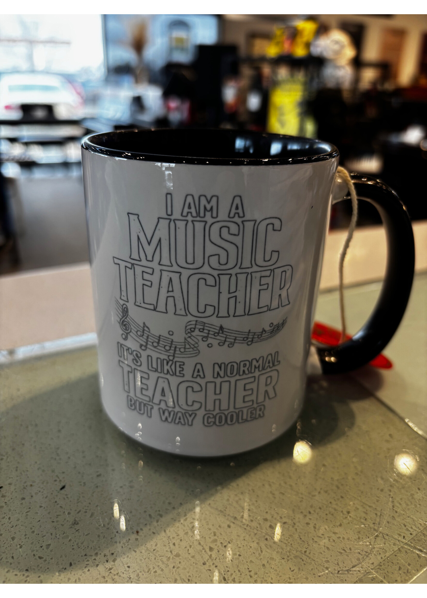 Music Teacher Coffee Mug, White