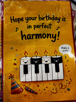 Perfect Harmony Birthday Card