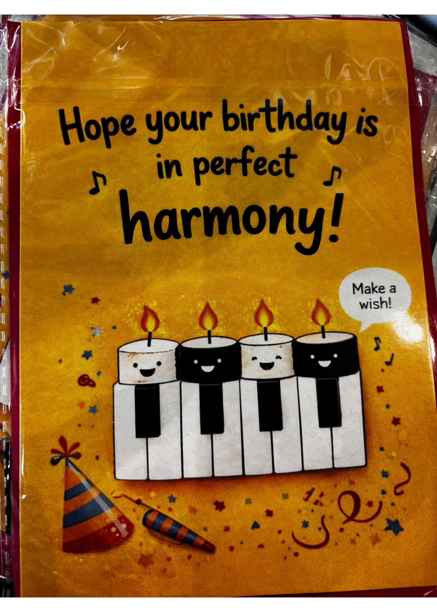 Perfect Harmony Birthday Card