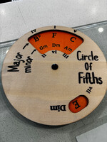Chord Wheel, Wooden