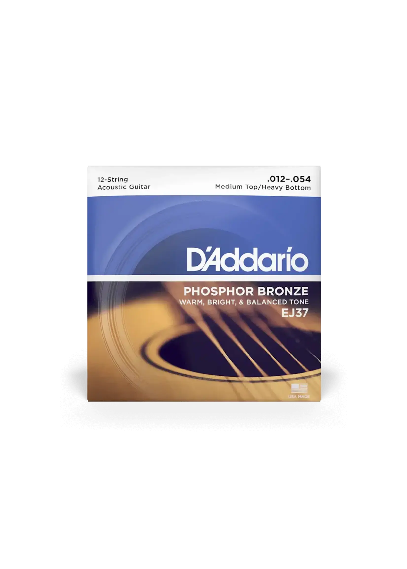 D'Addario D'Addario Acoustic 12-String Set Phosphor Bronze Medium Top Heavy Bottom EJ37
