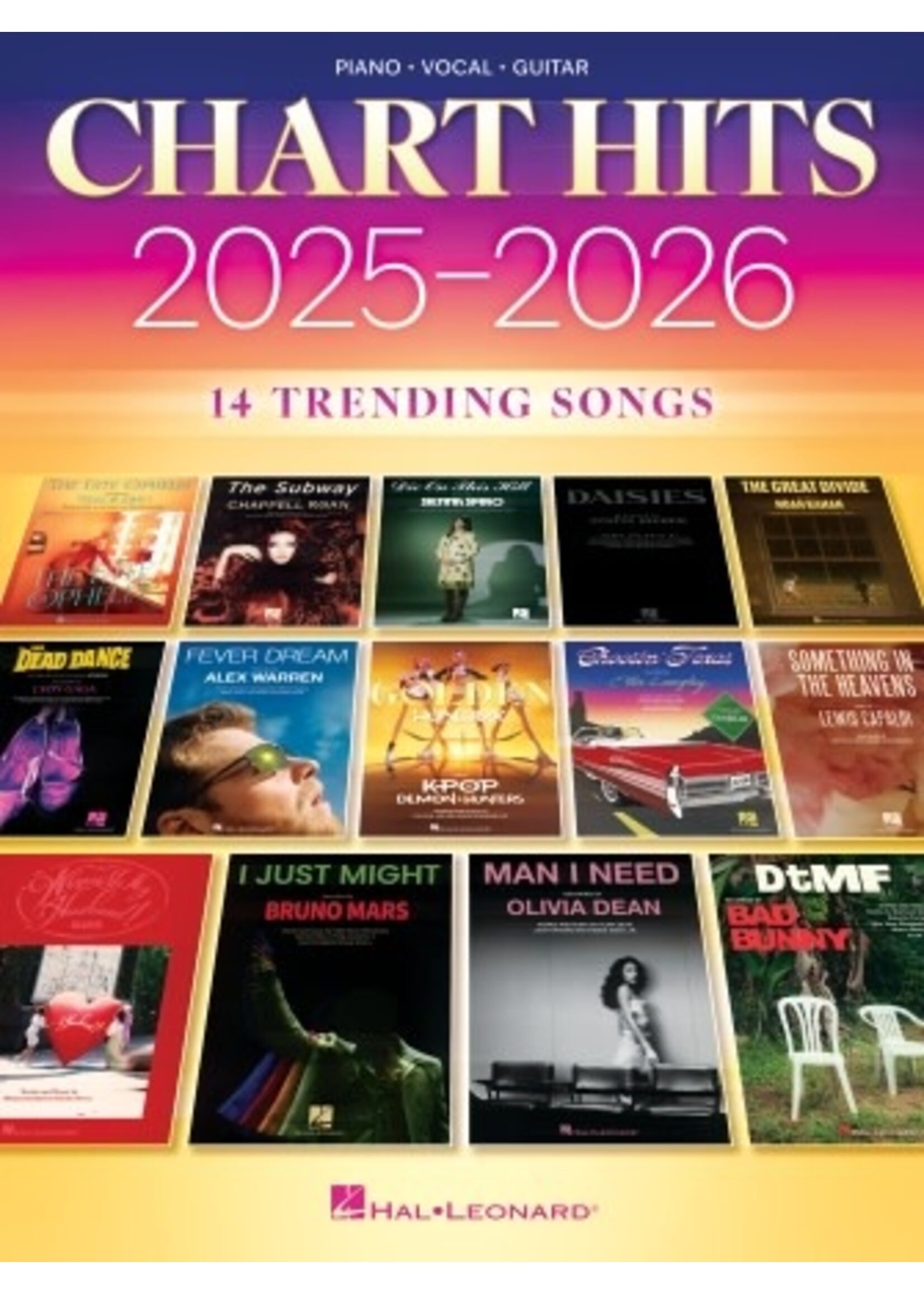 Hal Leonard Chart Hits 2025-2026 PVG