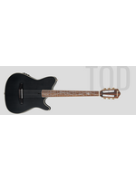 Ibanez Ibanez TOD10NTKF Tim Henson Signature Nylon Guitar, Transparent Black Flat