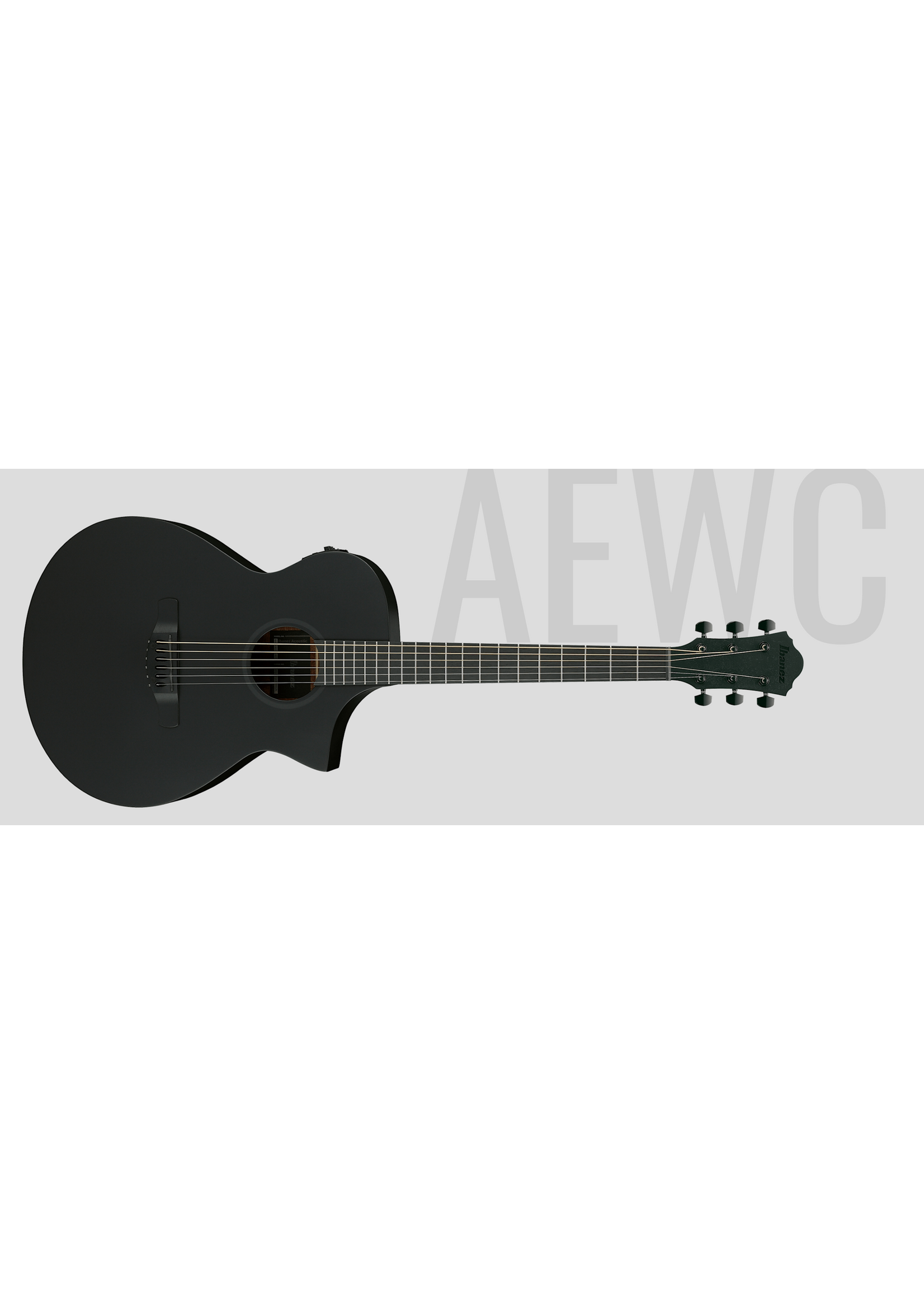 Ibanez Ibanez Acoustic Electric AEWC621BOT Black Out