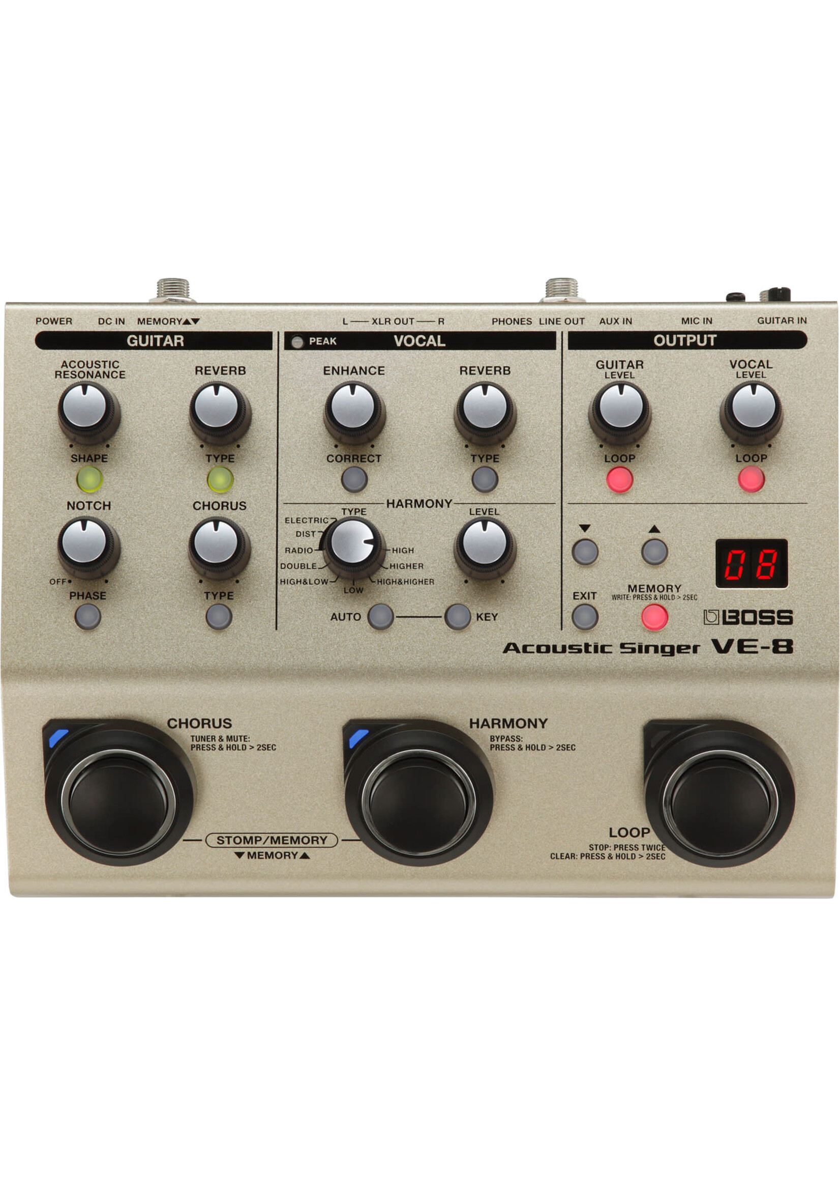 Boss Boss Acoustic Singer VE-8