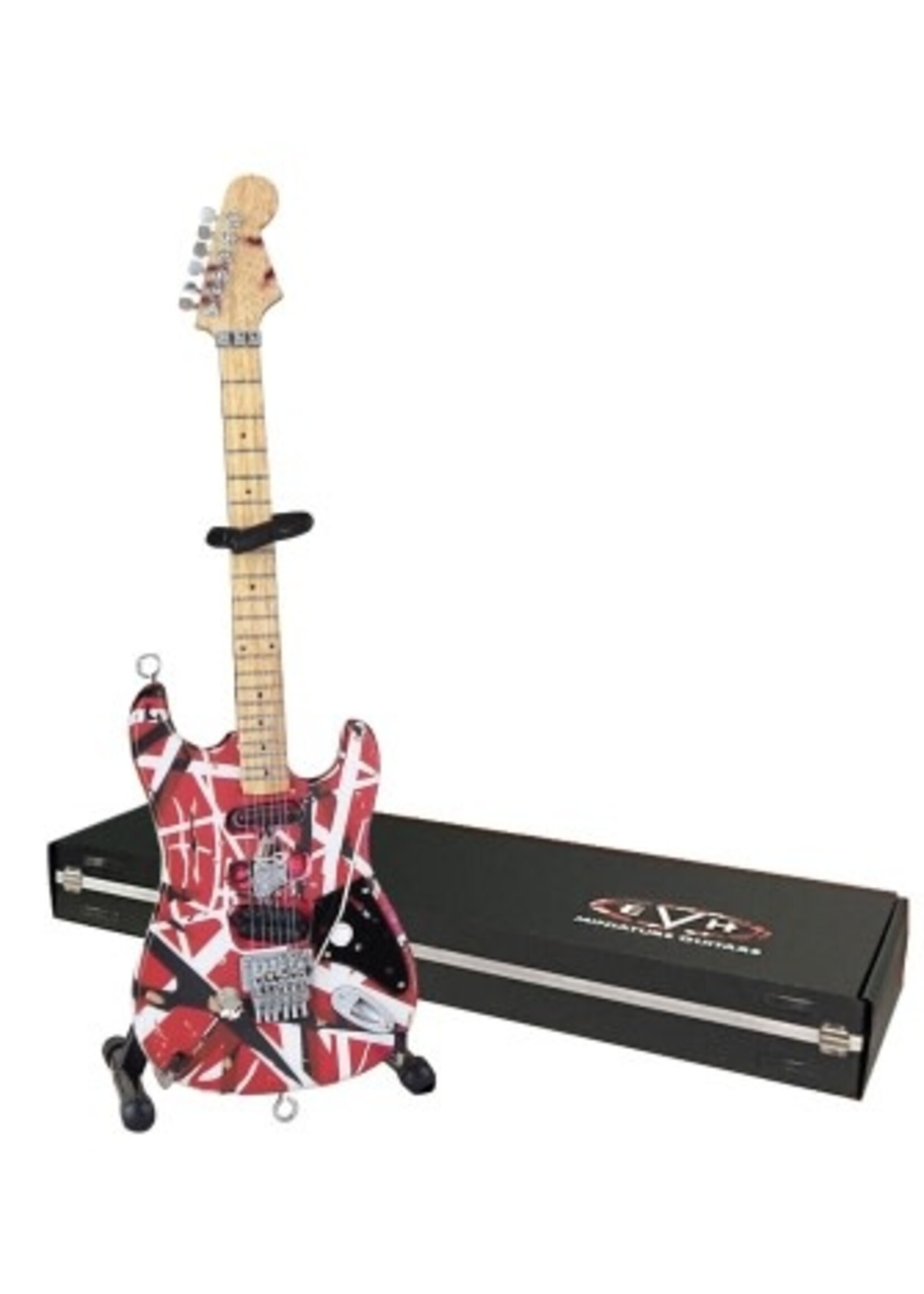 EVH Frankenstein Miniature Replica Guitar – Official EVH Merchandise Red-White-Black