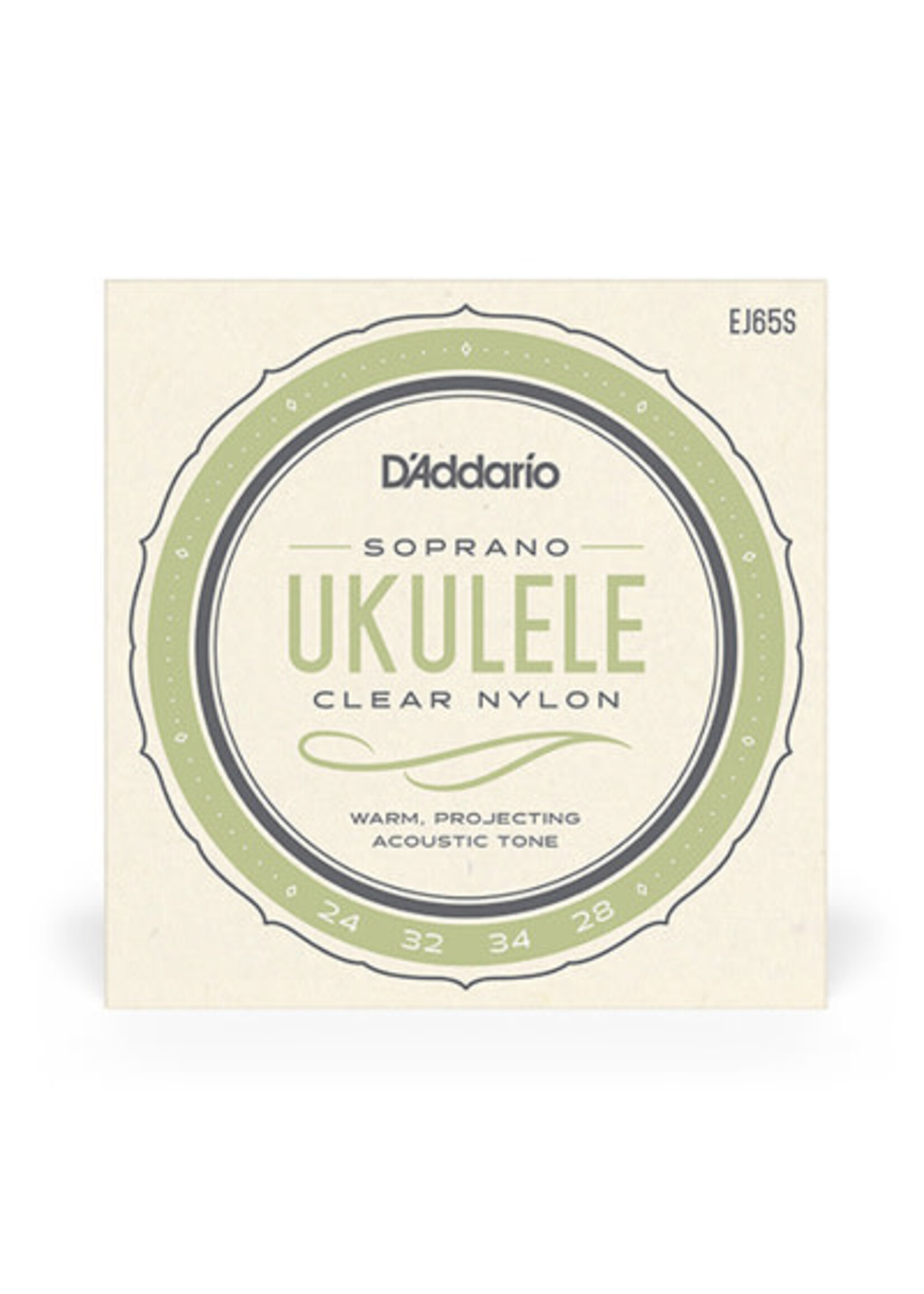 D'Addario D'Addario Ukulele Strings Clear Nylon Soprano EJ65S